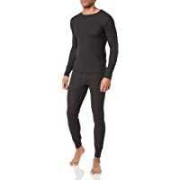 Fruit of the Loom mens Recycled Waffle Thermal Underwear Set (Top and Bottom)