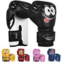 Jayefo Kids Boxing Gloves for Kids 4 6 Oz Training MMA Boys Girls Punching Bag Kickboxing Muay Thai Youth Junior Gloves…