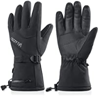 Ski Gloves - VELAZZIO Waterproof Breathable Snowboard Gloves, 3M Thinsulate Insulated Warm Winter Snow Gloves, Fits both…