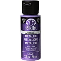 FolkArt Metallic Acrylic Paint in Assorted Colors (2 Ounce), 654 Amethyst
