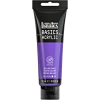 Liquitex 1046590 BASICS Acrylic Paint, 4-oz tube, Brilliant Purple
