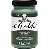 FolkArt, Antique Green Assorted Home Décor 8 fl oz / 236 ml Acrylic Chalk Paint For Easy To Apply DIY Arts And Crafts…