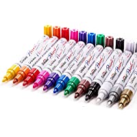 Paint Pens Paint Markers on Almost Anything Never Fade Quick Dry and Permanent, Oil-Based Waterproof Paint Marker Pen…