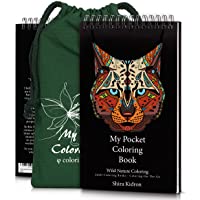 Adult Coloring Books: My Pocket Coloring Book - Coloring-On-The-Go - Wild Nature Coloring