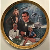Rare Vintage James Bond 007 Collector Plate Sean Connery Thunderball by Franklin Mint