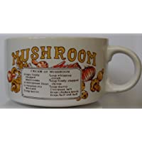 Cream of Mushroom Soup Recipe 12 oz Ceramic Mug with handle