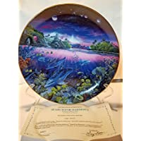Danbury Mint Underwater Paradise ~ Search For Harmony 8" Porcelain Plate