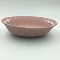 Wedgewood Pink Jasperware Oval Bowl