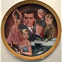 Rare Vintage James Bond 007 Collector Plate Sean Connery From Russia with Love Franklin Mint Dick Bobwick