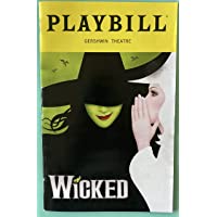 Color Playbill from Wicked at the Gershwin Theatre starring Ginna Claire Mason Hannah Corneau Jake Boyd Riley Costello…