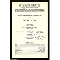 Eva Gabor "THE HAPPY TIME" Claude Dauphin / Johnny Stewart 1950 Tryout Playbill