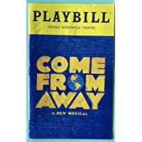 Color Playbill from Come From Away at the GERALD SCHOENFELD THEATRE starring Chad Kimball Jenn Colella Kenita R. Miller…