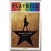 Pride Rainbow Playbill from Hamilton on broadway at the Richard Rodgers Theatre starring Lin-Manuel Miranda Leslie Odom…