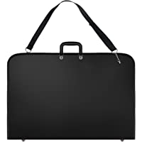 Nicpro Large Size Art Portfolio Bag 24 x 36 Inch Black, Waterproof Nylon Soft Artist Storage Case Tote for Poster…