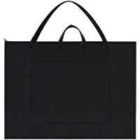 Waterproof Art Portfolio Bag 20’’ x 26’’ with Outer Pockets and Handle by Cupohus, Student Carrying Storage Bag