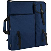Art Portfolio Carry Bag 4K Canvas Artist Backpack Adjustable Shoulder Bag Tote Artist Portfolios Case Water-Resistant…