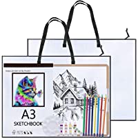 Art Portfolio Bag 19 × 25 inch, Art Portfolio Case with Zipper and Handle for Artworks, Bulletin Boards, Painting and…