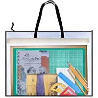 Nicpro Art Portfolio Bag 24 x 36 Inches Waterproof Nylon Artist Carrying Bag Soft Sided with Strap,Storage for Artwork…