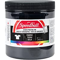 Speedball Fabric Screen Printing Ink, 8-Ounce, Black