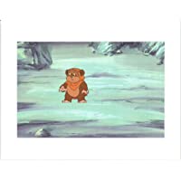 Star Wars: Ewoks Wicket from Season One Original Production Animation Cel and Drawing from Lucasfilm b5420