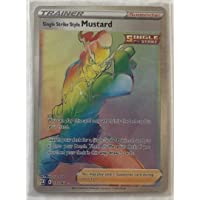 Single Strike Mustard Rainbow Rare/Secret Rare 177/163 Battle Styles Pokemon Card