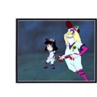 Beetlejuice and Lydia Hand-Painted Original Production Animation Cel Nelvana bt