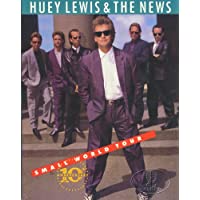Huey Lewis & The News 1988 Small World Tour Concert Program Book Programme