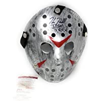 Kane Hodder Jason Friday The 13th Replica Mask Inscribed Hand Signed Autograph SILVER MASK JSA Witnessed Certified