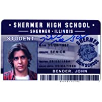 Judd Nelson Signed The Breakfast Club John Bender Shermer High School ID Card