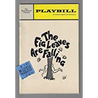 Dorothy Loudon"FIG LEAVES ARE FALLING" Barry Nelson/David Cassidy 1968 FLOP Broadway FLOP Playbill with Ticket Stub