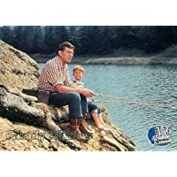 Andy Griffith and Ron Howard Opie Show trading card (Fishing) 1998 Inkworks TVs Coolest Classics #22