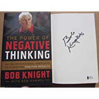 Bobby Knight IU Signed Book The Power of Negative Thinking 1st Print BAS Beckett auto