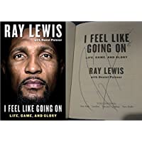 Ray Lewis Autographed I Feel Like Going On Book W/coa From Signing w/ Certificate Of Authenticity Baltimore Ravens Super…