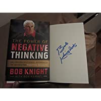 Bobby Knight Coach Signed Autographed Book The Power of Negative Thinking