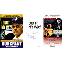 Bud Grant and Jim Bruton Signed - Autographed I Did it My Way Book - Minnesota Vikings - JSA COA