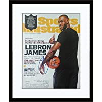 Framed LeBron James Autographed Magazine Cover with Certificate of Authenticity