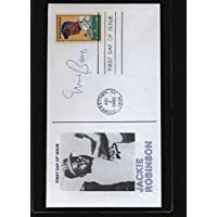 Ernie Banks First Day Envelope Authentic Autograph Signature Ax2579 - MLB Cut Signatures