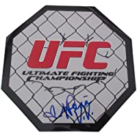 Julianna"The Venezuelan Vixen" Pena Autographed 8x8 UFC Octagon W/PROOF, Picture of Julianna Signing For Us, UFC, MMA…