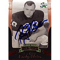 Rocky Bleier autographed football card (Notre Dame Fighting Irish, SC) 2006 Press Pass Legends #B67 LE 362/999 - College…