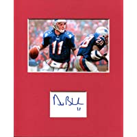 Drew Bledsoe Washington State Cougars New England Patriots Signed Photo Display - NFL Cut Signatures