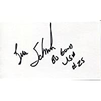 William Buzz Schneider USA Gold 1980 Olympic Hockey Signed Autograph - Olympic Cut Signatures