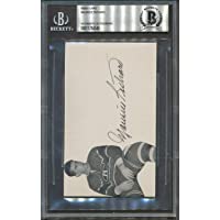 Maurice Richard Signed Index Card Beckett Authentic Autograph *4546 - NHL Cut Signatures