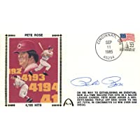 Pete Rose Autographed First Day Cover Cincinnati Reds Beckett BAS #E48923 - MLB Cut Signatures