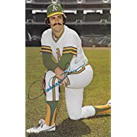 Rollie Fingers Signed Vintage 1970s A's Baseball Postcard PSA/DNA COA Autograph - MLB Cut Signatures