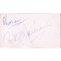 ROCKY MARCIANO SIGNED AUTOGRAPHED AUTO PSADNA CARD BOXING Y10190