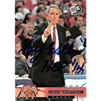 Gary Williams Autographed basketball card (Maryland Terrapins Head Coach) 2007 Press Pass #38 inscribed HOF 14 - College…