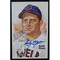 Early Wynn Signed Perez- Steele HOF Postcard - JSA Certification - Cle. Indians - MLB Cut Signatures