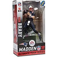 McFarlane Toys EA Sports Madden NFL 18 Ultimate Team Tom Brady New England Patriots Action Figure Color Rush Uniform…