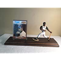 Roberto Clemente Pittsburgh Pirates Starting Lineup Figure Mounted Custom Made Wood Plaque