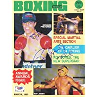 Roy Jones Jr. & Giovanni Pretorius Autographed Boxing World Magazine Cover PSA/DNA #Q95693 - Autographed Boxing…